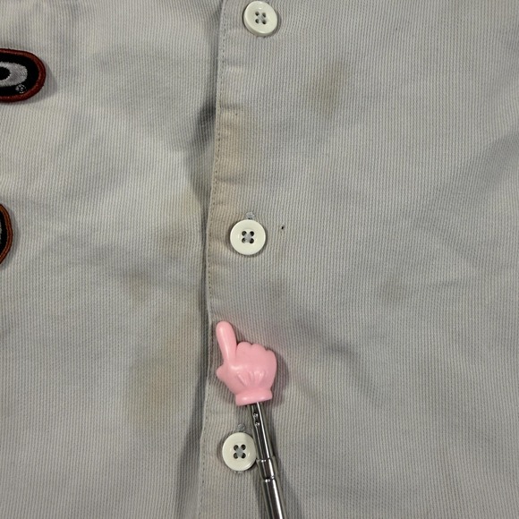 Harley-Davidson Shirt Mens XL Black White Embroidered Button Pit Crew Motorcycle - Picture 5 of 8